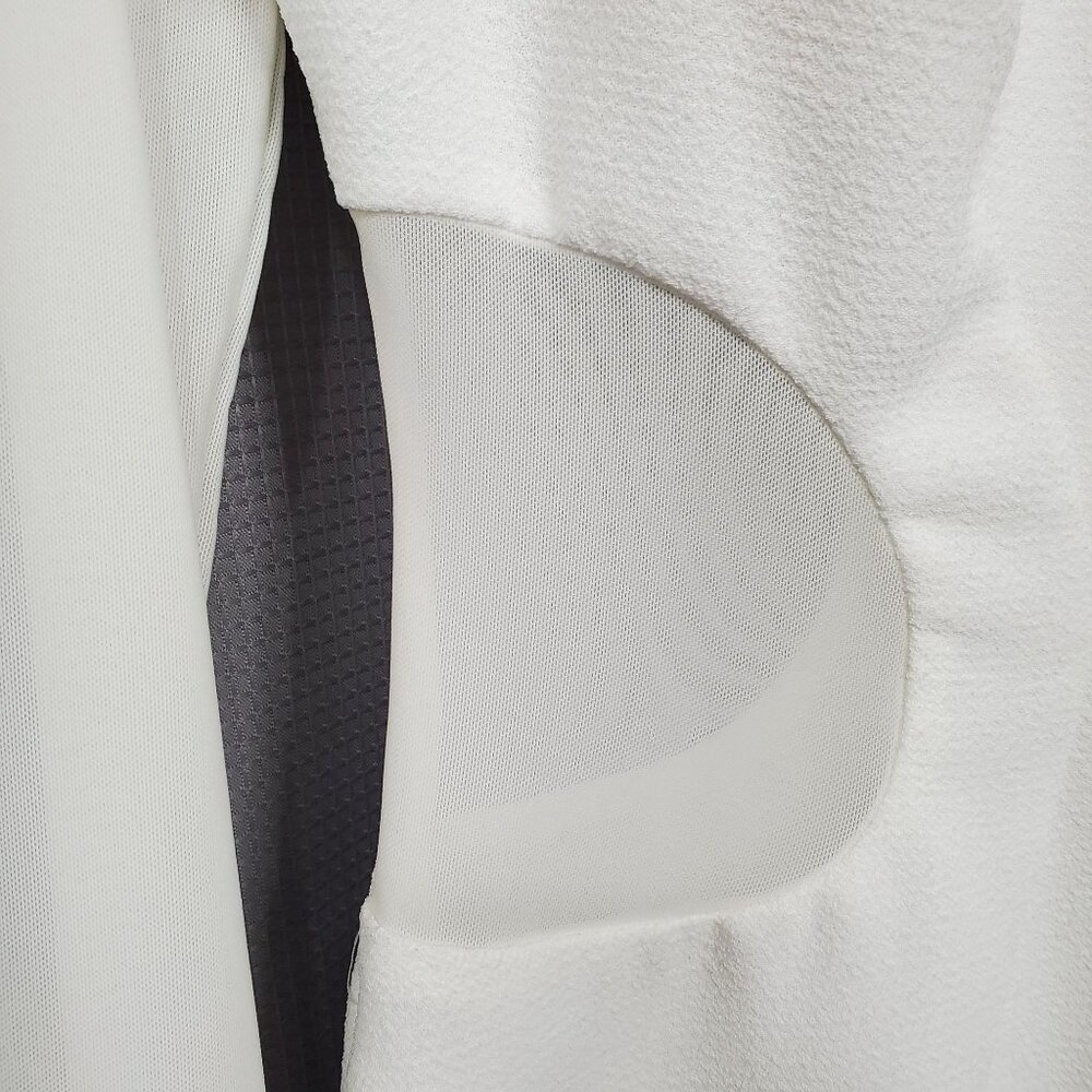 Vintage Arden B L Dress BodyCon Sheer Cut Out Long Sleeve Winter White Trendy - Picture 8 of 14